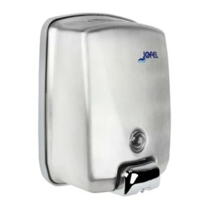 DISPENSADOR DE JABÓN FUTURA RELLENABLE SATINADO ACERO INOXIDABLE