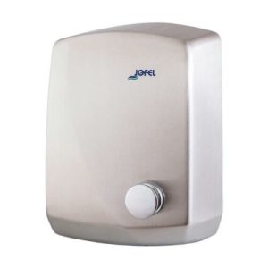 SECAMANOS FUTURA PULSADOR ACERO INOX SATINADO