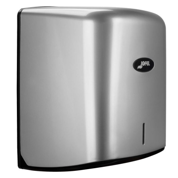 DISPENSADOR DE TOALLA DE PAPEL POR FLUIDO CÉNTRICO SMART SILVER