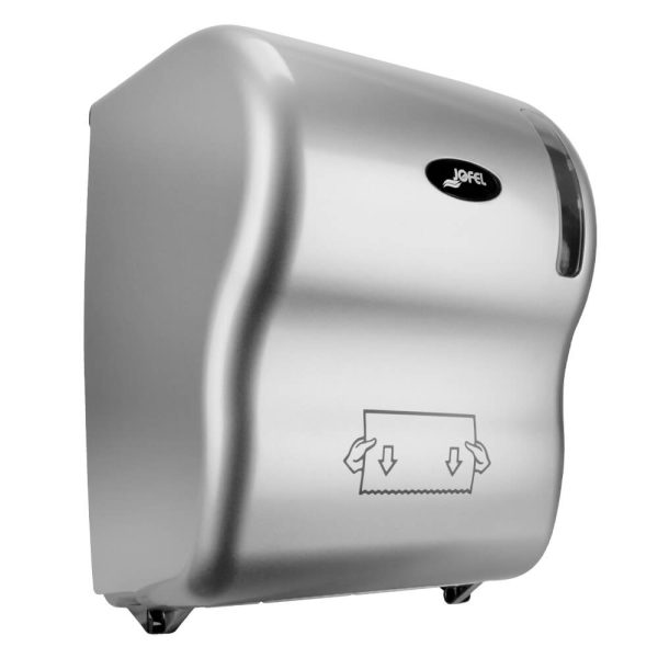 DISPENSADOR DE TOALLA DE PAPEL PRE-CORTE SILVER